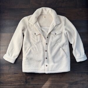 Marine Layer Cream Sherpa Jacket